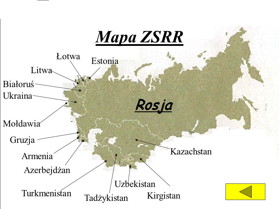 Mapa Zsrr Mapa